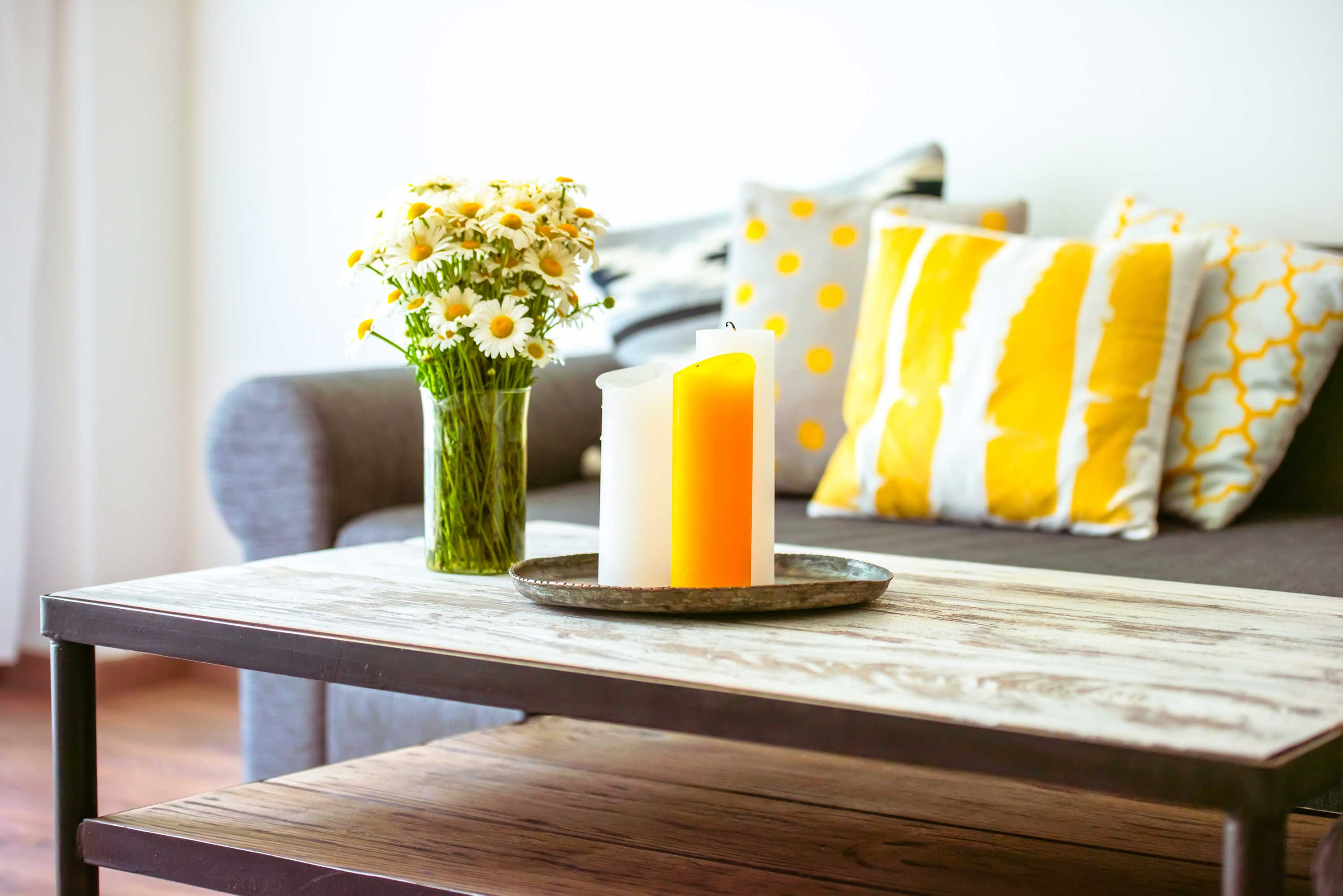 luxury home on a budget candles