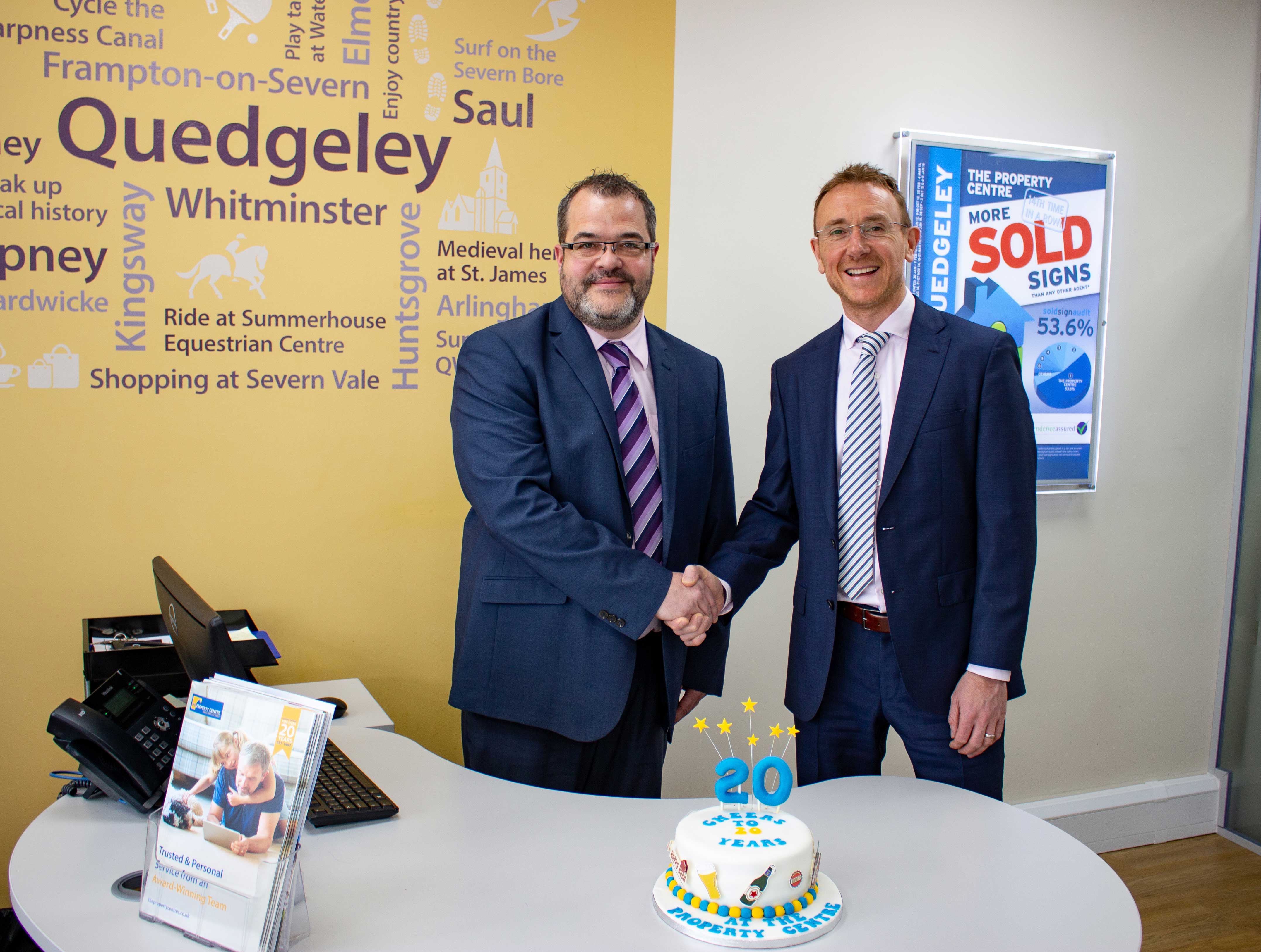 James Ellson from Quedgeley with Steve Jones, Partner