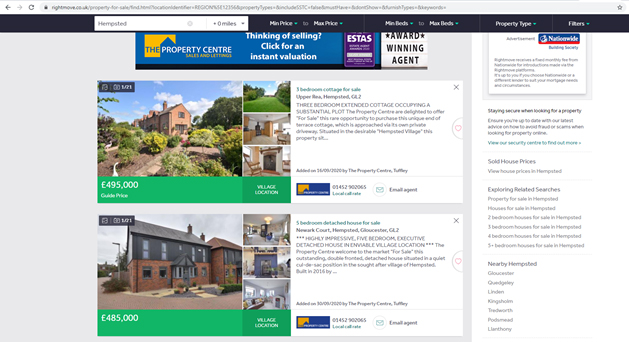 rightmove featured property