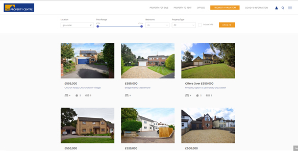 the property centre website