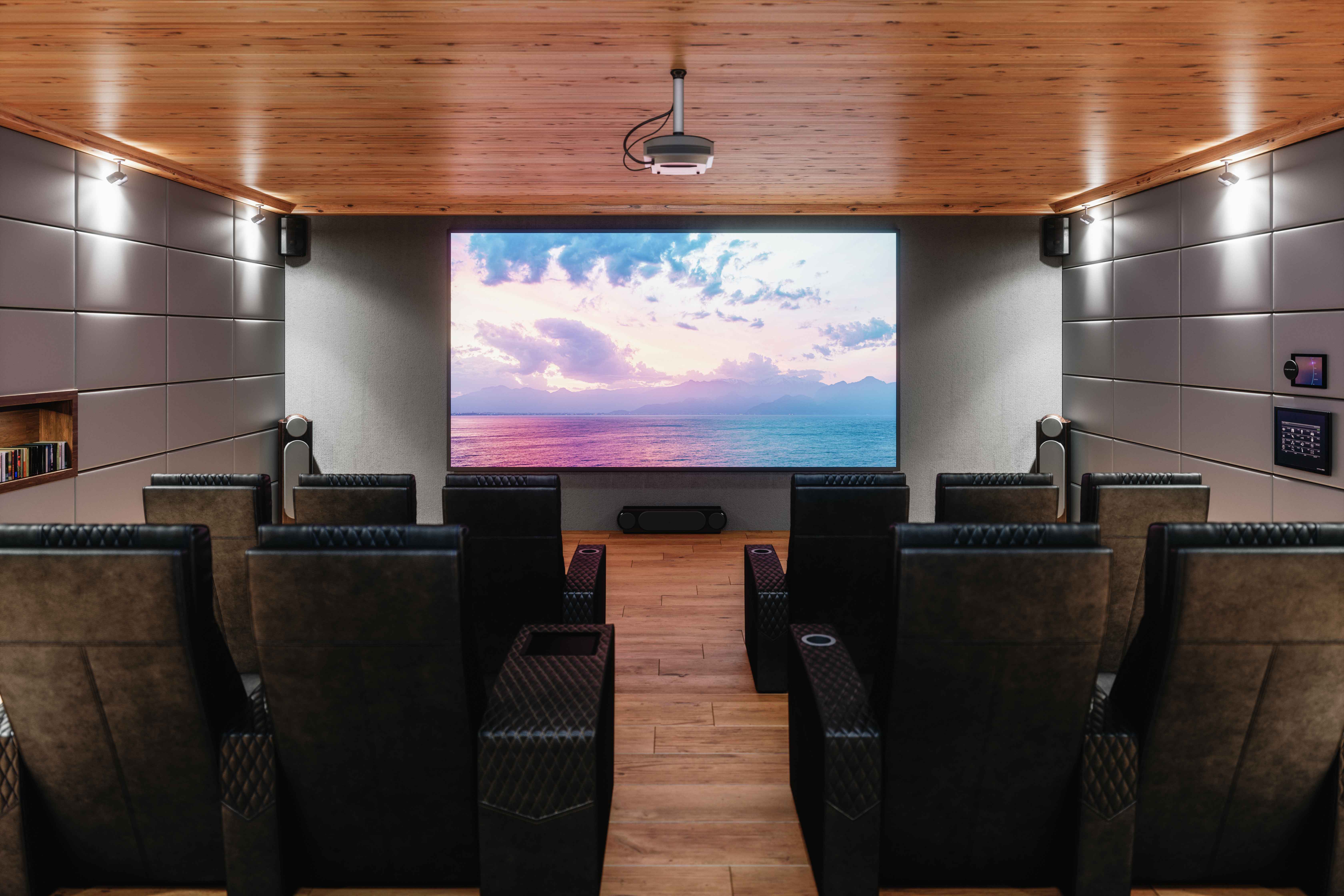 garage conversion home cinema