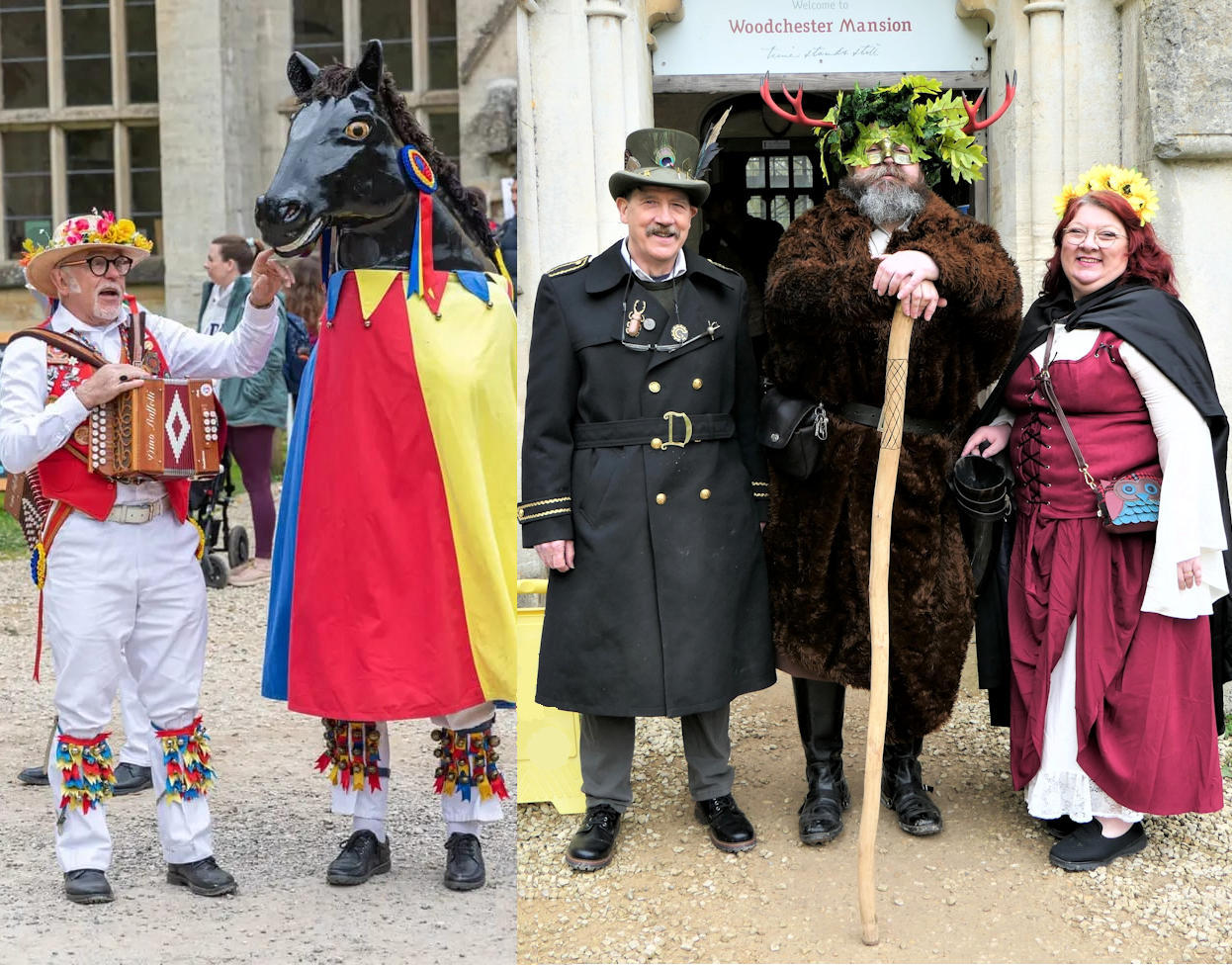 May Fair with the Steampunks at Woodchester Mansion