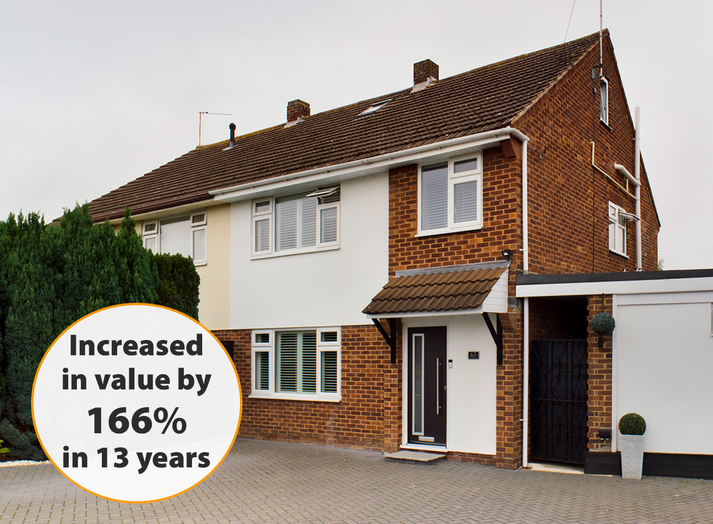 166 percent increase longlevens Paygrove Lane