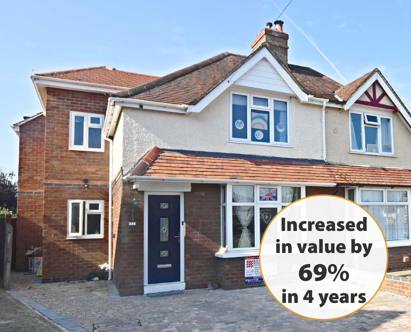 69 percent increase longlevens Kendal Road