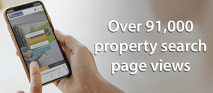 Over 91,000 property search page views