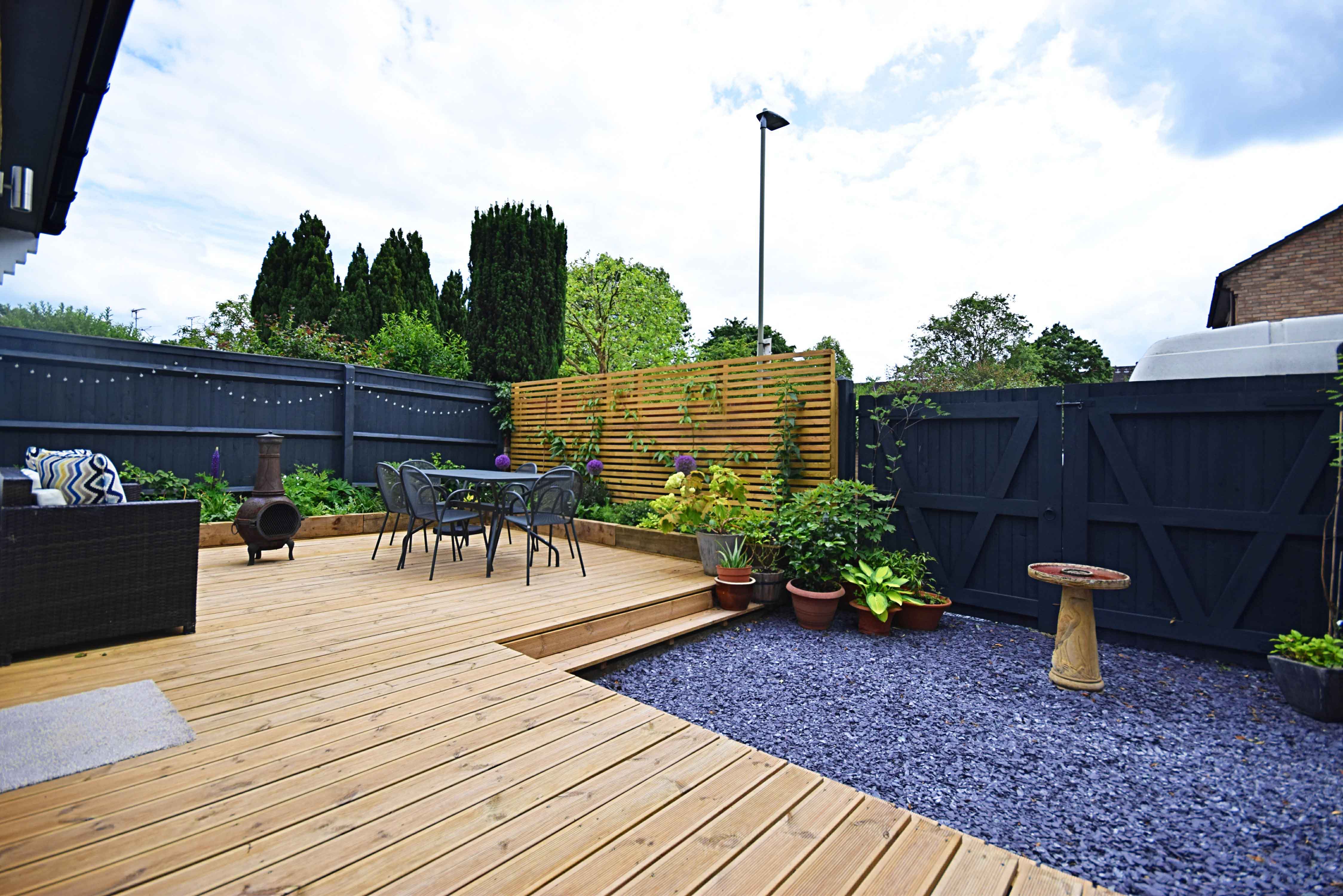 add decking to your garden