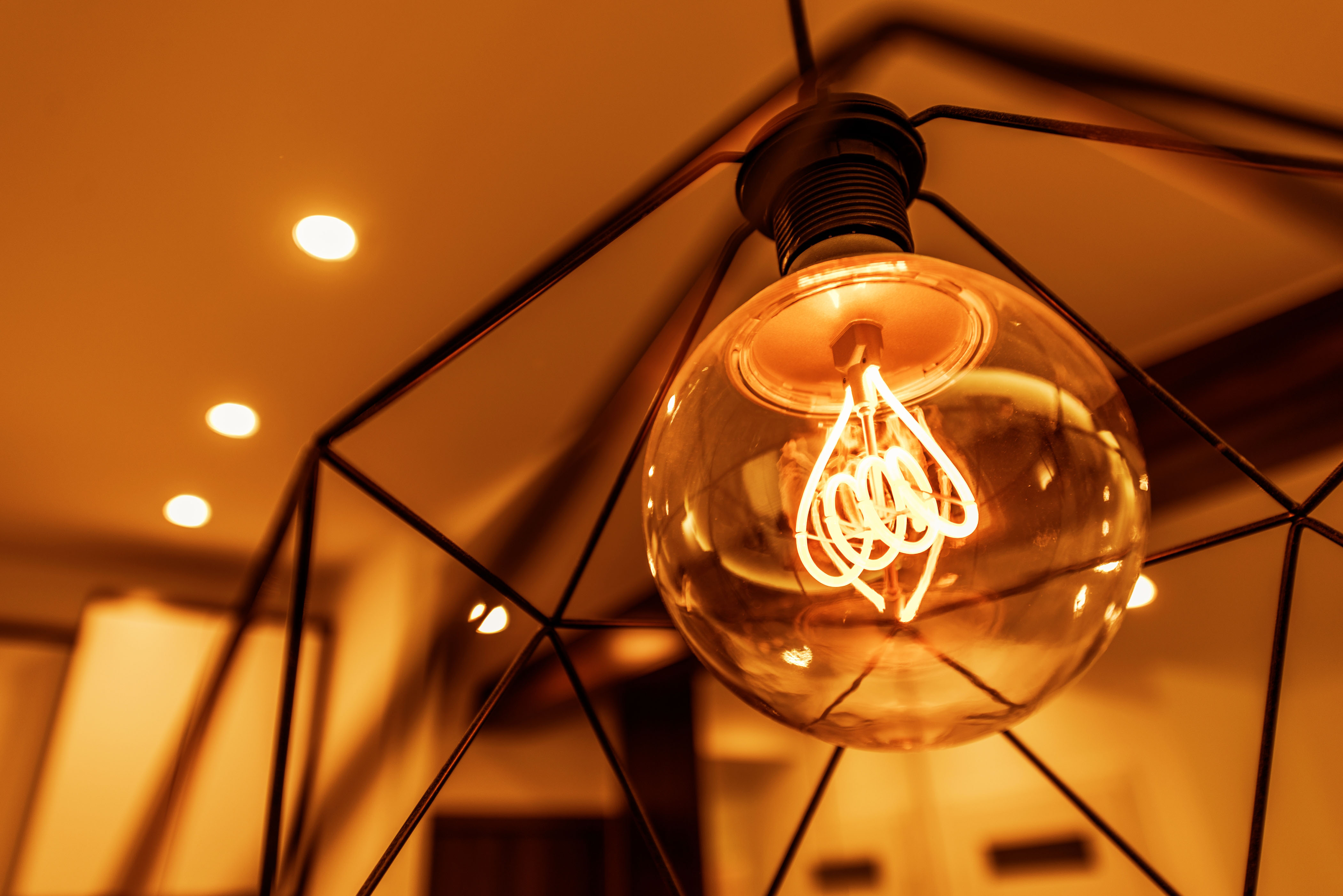 decorative interior lighting warm trendy filament bulb led