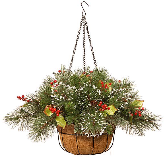seasonal hanging basket