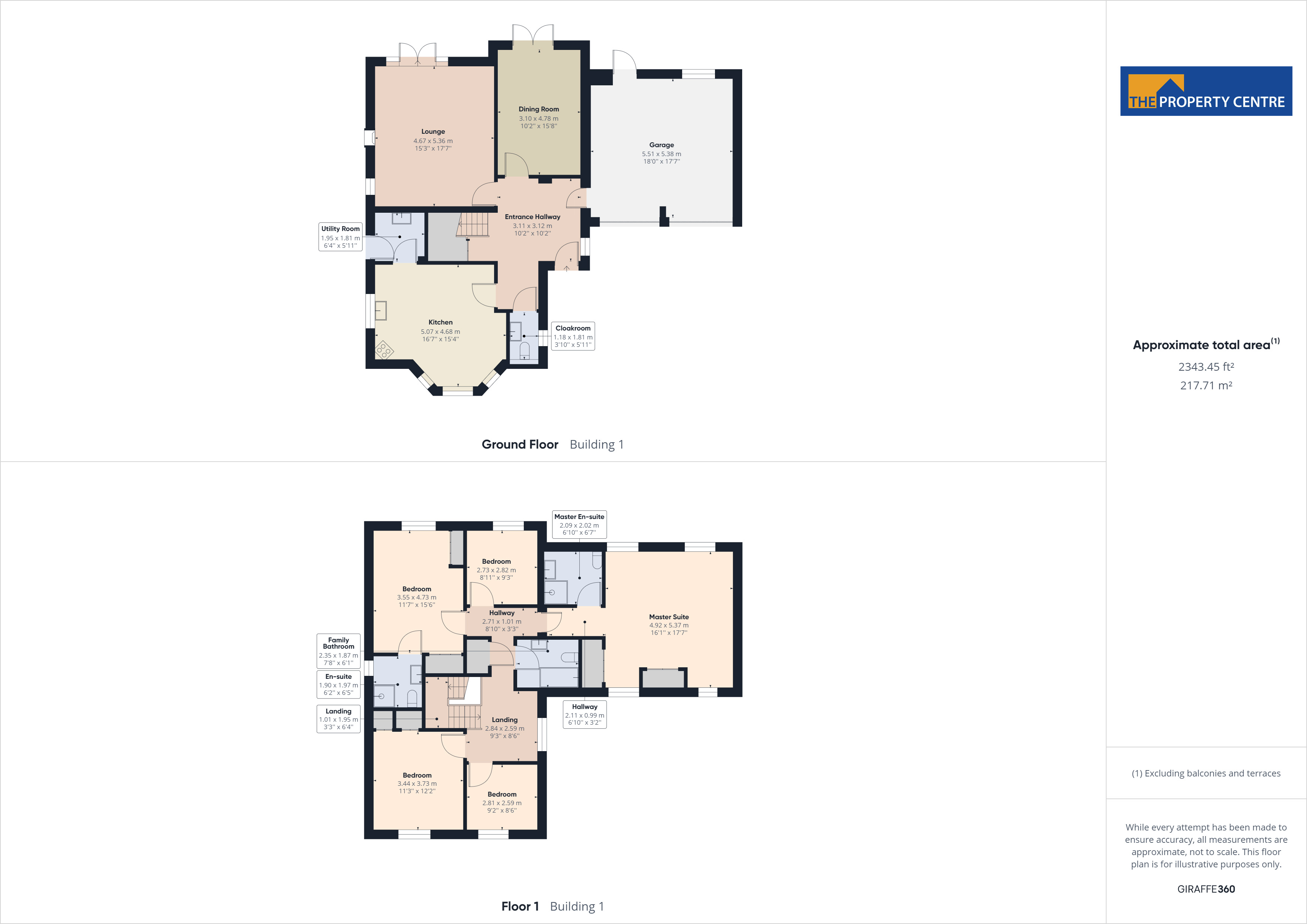 Floor plans by The Property Centre