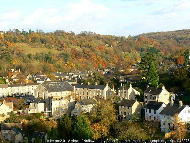 A view of Nailsworth by Brian Robert Marshall