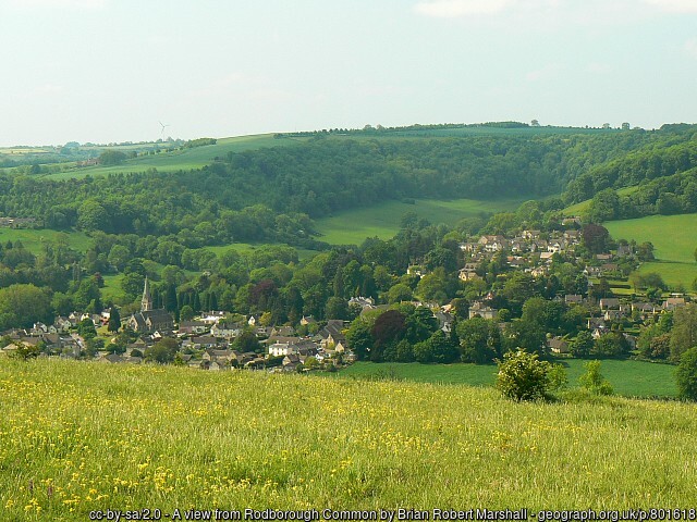 View of Woodchester by Brian Robert Marshall