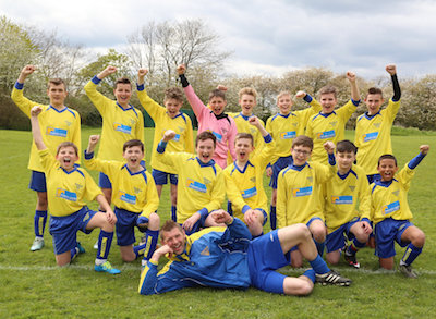 AbbeymeadRovers win the Cheltenham Football League under 13s division three